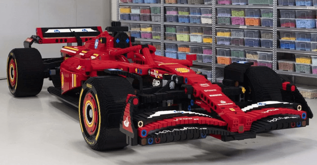 Ferrari F1 od Lego kockica