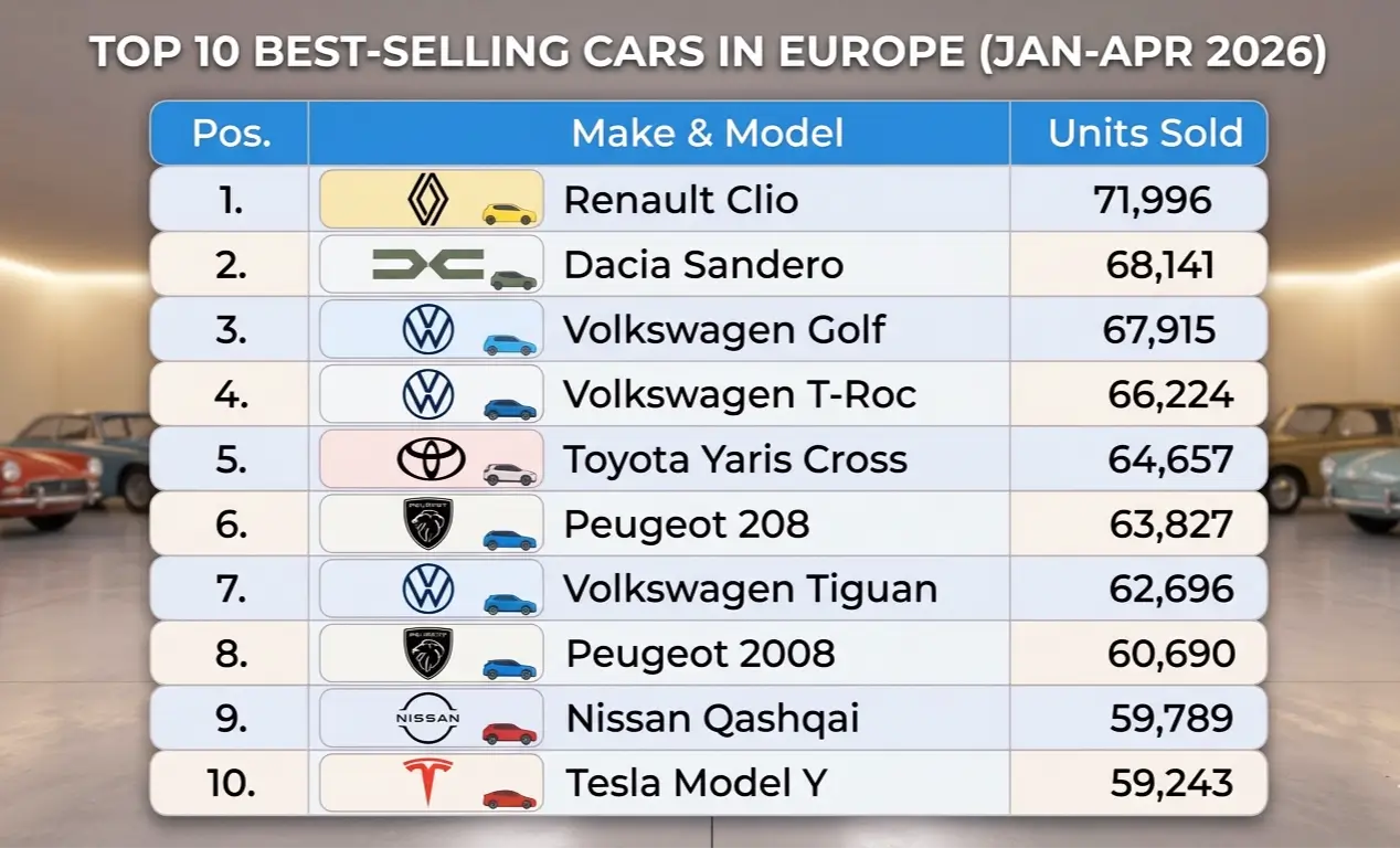 TOP10 Automobila